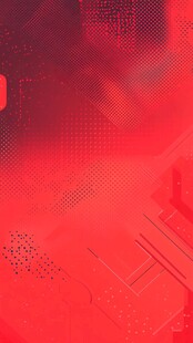 红色科技风抽象背景图
