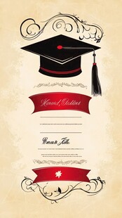 毕业主题装饰图案设计