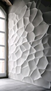 创意立体几何墙面设计