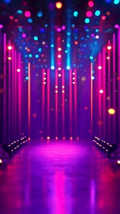 梦幻炫彩舞台灯光效果