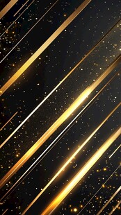 黑金线条闪耀背景图