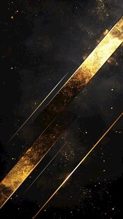 黑金线条闪耀粒子背景