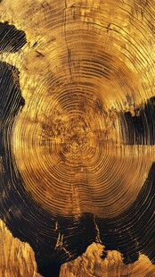 年轮纹理 树木岁月的印记