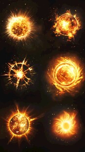 炫丽火焰星球特效集合