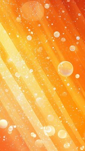 橙黄梦幻光斑背景图