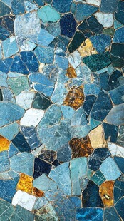 多彩马赛克瓷砖纹理图案