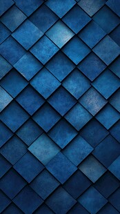 蓝色菱形拼接纹理背景