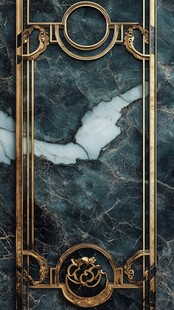 黑金大理石金属装饰图案