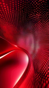 炫彩红色科技感抽象背景图