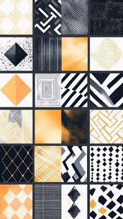 几何图案拼贴纹理素材集
