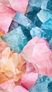 多彩水晶石 梦幻矿物集合