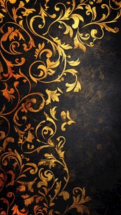 黑金奢华花纹背景图案