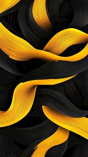 黑金交织的动感线条纹理