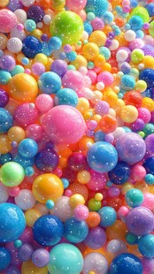 多彩梦幻球池视觉盛宴