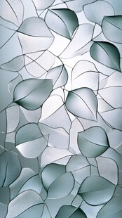 抽象叶片纹理背景图案