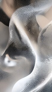 黑白网格质感抽象纹理图