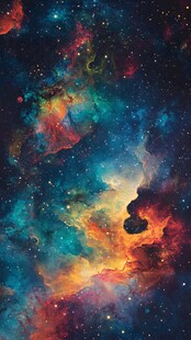 梦幻绚丽的宇宙星云景象