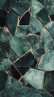 绿色碎拼马赛克纹理图案