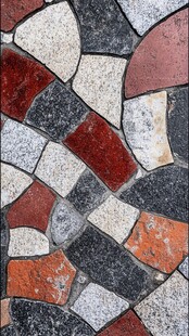 彩色拼接马赛克地面纹理