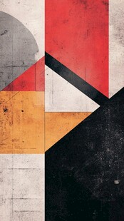 几何抽象艺术风背景图