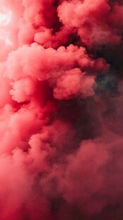 梦幻红色烟雾弥漫画面