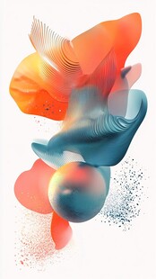 梦幻流体抽象艺术画面