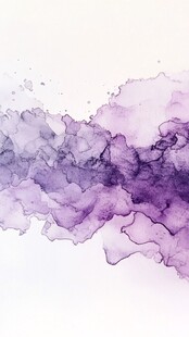 梦幻紫色水墨抽象纹理