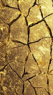 干裂的金色土地纹理