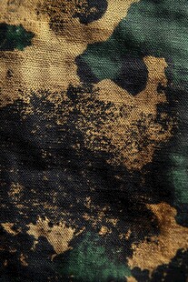 迷彩布料纹理特写