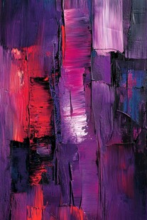 抽象紫粉调油画纹理
