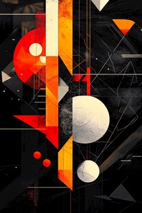 抽象几何艺术图形组合