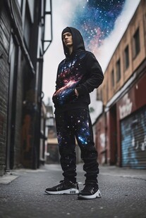 街头潮人 星空元素酷炫穿搭