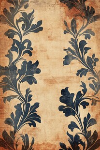 复古花纹背景图