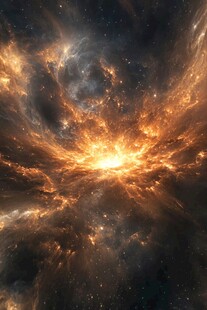 璀璨宇宙星云壮丽景观