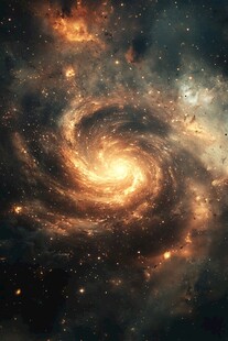 绚丽螺旋星系宇宙美景