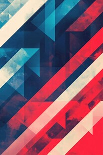 几何箭头多彩抽象背景图