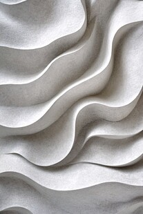 立体波浪纹理墙面装饰