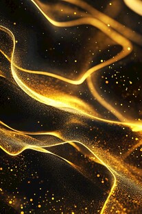 金色流光特效背景图