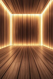 木质光韵空间 静谧氛围感