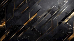 黑金色几何大理石纹理背景