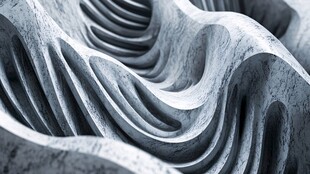 立体波浪纹理艺术图案