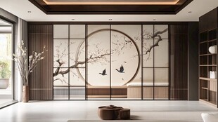 中式禅意客厅雅致空间