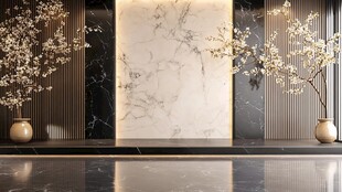 现代简约大理石装饰空间