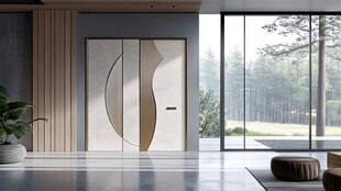 现代简约风格室内双开门