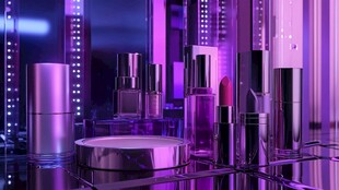 炫彩美妆产品展示场景