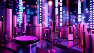 炫彩美妆产品展示