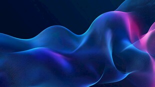 梦幻蓝紫流动波纹背景