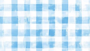 蓝白格子水彩风背景图案