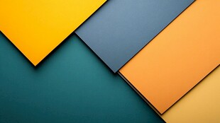 多彩几何拼接背景图