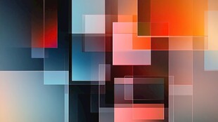 几何色块拼接抽象背景图